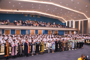 รร.สาธิต มรท. จัดพิธีมอบประกาศนียบัตรการสำเร็จการศึกษาแก่นักเรียนสาธิต ม.3 และ ม.6 ประจำปีการศึกษา 2566