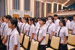 รร.สาธิต มรท. จัดพิธีมอบประกาศนียบัตรการสำเร็จการศึกษาแก่นักเรียนสาธิต ม.3 และ ม.6 ประจำปีการศึกษา 2566