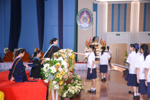 รร.สาธิต มรท. จัดพิธีมอบประกาศนียบัตรการสำเร็จการศึกษาแก่นักเรียนสาธิต ม.3 และ ม.6 ประจำปีการศึกษา 2566