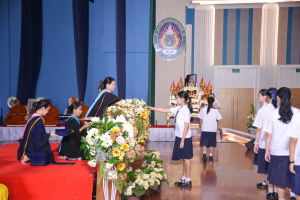 รร.สาธิต มรท. จัดพิธีมอบประกาศนียบัตรการสำเร็จการศึกษาแก่นักเรียนสาธิต ม.3 และ ม.6 ประจำปีการศึกษา 2566