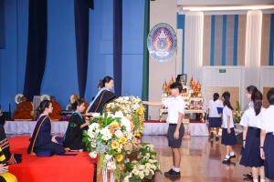 รร.สาธิต มรท. จัดพิธีมอบประกาศนียบัตรการสำเร็จการศึกษาแก่นักเรียนสาธิต ม.3 และ ม.6 ประจำปีการศึกษา 2566