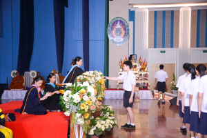 รร.สาธิต มรท. จัดพิธีมอบประกาศนียบัตรการสำเร็จการศึกษาแก่นักเรียนสาธิต ม.3 และ ม.6 ประจำปีการศึกษา 2566