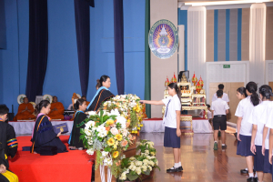 รร.สาธิต มรท. จัดพิธีมอบประกาศนียบัตรการสำเร็จการศึกษาแก่นักเรียนสาธิต ม.3 และ ม.6 ประจำปีการศึกษา 2566