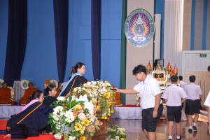 รร.สาธิต มรท. จัดพิธีมอบประกาศนียบัตรการสำเร็จการศึกษาแก่นักเรียนสาธิต ม.3 และ ม.6 ประจำปีการศึกษา 2566