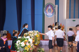 รร.สาธิต มรท. จัดพิธีมอบประกาศนียบัตรการสำเร็จการศึกษาแก่นักเรียนสาธิต ม.3 และ ม.6 ประจำปีการศึกษา 2566