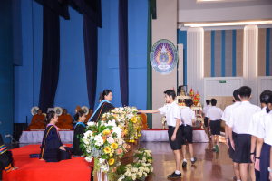 รร.สาธิต มรท. จัดพิธีมอบประกาศนียบัตรการสำเร็จการศึกษาแก่นักเรียนสาธิต ม.3 และ ม.6 ประจำปีการศึกษา 2566