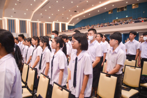 รร.สาธิต มรท. จัดพิธีมอบประกาศนียบัตรการสำเร็จการศึกษาแก่นักเรียนสาธิต ม.3 และ ม.6 ประจำปีการศึกษา 2566