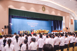 รร.สาธิต มรท. จัดพิธีมอบประกาศนียบัตรการสำเร็จการศึกษาแก่นักเรียนสาธิต ม.3 และ ม.6 ประจำปีการศึกษา 2566