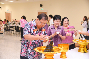 คณะมนุษยศาสตร์ฯ จัดงานสืบสานประเพณีสงกรานต์
