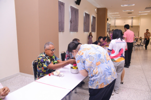 คณะมนุษยศาสตร์ฯ จัดงานสืบสานประเพณีสงกรานต์