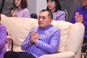 สำนักศิลปะและวัฒนธรรม จัดพิธีเจริญพระพุทธมนต์ถวายเป็นพระราชกุศลแด่สมเด็จพระกนิษฐาธิราชเจ้า กรมสมเด็จพระเทพรัตนราชสุดาฯ สยามบรมราชกุมารี เนื่องในวันคล้ายวันพระราชสมภพ