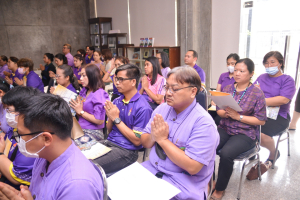 สำนักศิลปะและวัฒนธรรม จัดพิธีเจริญพระพุทธมนต์ถวายเป็นพระราชกุศลแด่สมเด็จพระกนิษฐาธิราชเจ้า กรมสมเด็จพระเทพรัตนราชสุดาฯ สยามบรมราชกุมารี เนื่องในวันคล้ายวันพระราชสมภพ