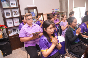 สำนักศิลปะและวัฒนธรรม จัดพิธีเจริญพระพุทธมนต์ถวายเป็นพระราชกุศลแด่สมเด็จพระกนิษฐาธิราชเจ้า กรมสมเด็จพระเทพรัตนราชสุดาฯ สยามบรมราชกุมารี เนื่องในวันคล้ายวันพระราชสมภพ