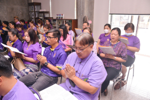 สำนักศิลปะและวัฒนธรรม จัดพิธีเจริญพระพุทธมนต์ถวายเป็นพระราชกุศลแด่สมเด็จพระกนิษฐาธิราชเจ้า กรมสมเด็จพระเทพรัตนราชสุดาฯ สยามบรมราชกุมารี เนื่องในวันคล้ายวันพระราชสมภพ