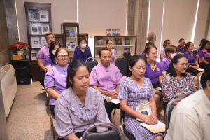 สำนักศิลปะและวัฒนธรรม จัดพิธีเจริญพระพุทธมนต์ถวายเป็นพระราชกุศลแด่สมเด็จพระกนิษฐาธิราชเจ้า กรมสมเด็จพระเทพรัตนราชสุดาฯ สยามบรมราชกุมารี เนื่องในวันคล้ายวันพระราชสมภพ