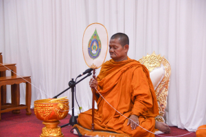 สำนักวิทยบริการฯ จัดพิธีทำบุญสืบสานประเพณีสงกรานต์ปีใหม่ไทย