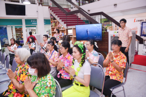 สำนักวิทยบริการฯ จัดพิธีทำบุญสืบสานประเพณีสงกรานต์ปีใหม่ไทย