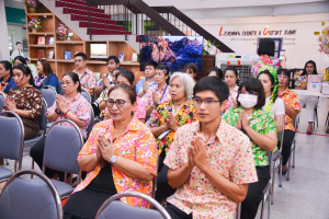 สำนักวิทยบริการฯ จัดพิธีทำบุญสืบสานประเพณีสงกรานต์ปีใหม่ไทย