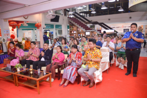 สำนักวิทยบริการฯ จัดพิธีทำบุญสืบสานประเพณีสงกรานต์ปีใหม่ไทย