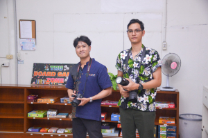 สำนักวิทยบริการฯ จัดพิธีทำบุญสืบสานประเพณีสงกรานต์ปีใหม่ไทย
