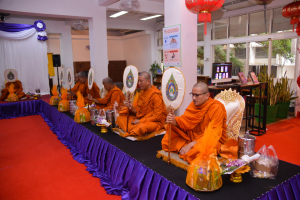 สำนักวิทยบริการฯ จัดพิธีทำบุญสืบสานประเพณีสงกรานต์ปีใหม่ไทย