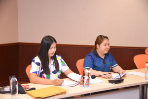 การประชุม คกก.พิจารณาคัดเลือกผู้เข้าร่วมโครงการจำหน่ายสินค้าและบริการต่าง ๆ ภายใน มรท.