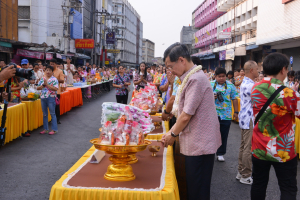 มรท. ร่วมพิธีทำบุญตักบาตรประเพณีวันสงกรานต์ ประจำปี พ.ศ. 2567