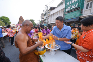 มรท. ร่วมพิธีทำบุญตักบาตรประเพณีวันสงกรานต์ ประจำปี พ.ศ. 2567