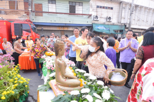 มรท. ร่วมพิธีทำบุญตักบาตรประเพณีวันสงกรานต์ ประจำปี พ.ศ. 2567