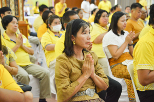 มรภ.เทพสตรี ร่วมพิธีเจริญพระพุทธมนต์เฉลิมพระเกียรติ ถวายพระพรชัยมงคลแด่ พระบาทสมเด็จพระเจ้าอยู่หัว เนื่องในโอกาสมหามงคลเฉลิมพระชนมพรรษา 6 รอบ 28 กรกฎาคม 2567 ครั้งที่ 4