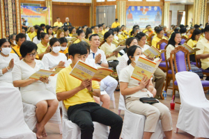 มรภ.เทพสตรี ร่วมพิธีเจริญพระพุทธมนต์เฉลิมพระเกียรติ ถวายพระพรชัยมงคลแด่ พระบาทสมเด็จพระเจ้าอยู่หัว เนื่องในโอกาสมหามงคลเฉลิมพระชนมพรรษา 6 รอบ 28 กรกฎาคม 2567 ครั้งที่ 4