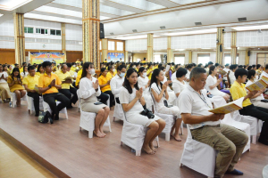 มรภ.เทพสตรี ร่วมพิธีเจริญพระพุทธมนต์เฉลิมพระเกียรติ ถวายพระพรชัยมงคลแด่ พระบาทสมเด็จพระเจ้าอยู่หัว เนื่องในโอกาสมหามงคลเฉลิมพระชนมพรรษา 6 รอบ 28 กรกฎาคม 2567 ครั้งที่ 4