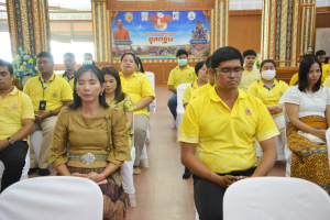 มรท. ร่วมพิธีเจริญพระพุทธมนต์เฉลิมพระเกียรติ ถวายพระพรชัยมงคลแด่ พระบาทสมเด็จพระเจ้าอยู่หัว เนื่องในโอกาสมหามงคลเฉลิมพระชนมพรรษา 6 รอบ 28 กรกฎาคม 2567 ครั้งที่ 4