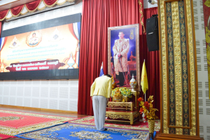 มรท. ร่วมพิธีเจริญพระพุทธมนต์เฉลิมพระเกียรติ ถวายพระพรชัยมงคลแด่ พระบาทสมเด็จพระเจ้าอยู่หัว เนื่องในโอกาสมหามงคลเฉลิมพระชนมพรรษา 6 รอบ 28 กรกฎาคม 2567 ครั้งที่ 4