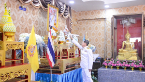 มรท. ร่วมพิธีเจริญพระพุทธมนต์และเจริญจิตภาวนา ถวายพระพรชัยมงคลแด่ พระบาทสมเด็จพระเจ้าอยู่หัว เนื่องในโอกาสมหามงคลเฉลิมพระชนมพรรษา 6 รอบ 28 กรกฎาคม 2567 และเนื่องในโอกาสวันคล้ายวันประสูติ สมเด็จพระเจ้าลูกยาเธอ เจ้าฟ้าทีปังกรรัศมีโชติ มหาวชิโรตตมางกูร สิริวิบูลยราชกุมาร