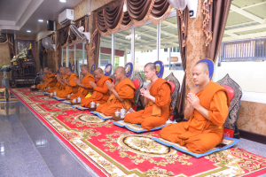 มรท. ร่วมพิธีเจริญพระพุทธมนต์และเจริญจิตภาวนา ถวายพระพรชัยมงคลแด่ พระบาทสมเด็จพระเจ้าอยู่หัว เนื่องในโอกาสมหามงคลเฉลิมพระชนมพรรษา 6 รอบ 28 กรกฎาคม 2567 และเนื่องในโอกาสวันคล้ายวันประสูติ สมเด็จพระเจ้าลูกยาเธอ เจ้าฟ้าทีปังกรรัศมีโชติ มหาวชิโรตตมางกูร สิริวิบูลยราชกุมาร