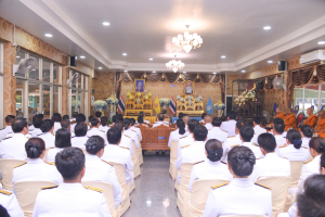 มรท. ร่วมพิธีเจริญพระพุทธมนต์และเจริญจิตภาวนา ถวายพระพรชัยมงคลแด่ พระบาทสมเด็จพระเจ้าอยู่หัว เนื่องในโอกาสมหามงคลเฉลิมพระชนมพรรษา 6 รอบ 28 กรกฎาคม 2567 และเนื่องในโอกาสวันคล้ายวันประสูติ สมเด็จพระเจ้าลูกยาเธอ เจ้าฟ้าทีปังกรรัศมีโชติ มหาวชิโรตตมางกูร สิริวิบูลยราชกุมาร