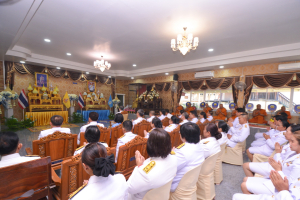 มรท. ร่วมพิธีเจริญพระพุทธมนต์และเจริญจิตภาวนา ถวายพระพรชัยมงคลแด่ พระบาทสมเด็จพระเจ้าอยู่หัว เนื่องในโอกาสมหามงคลเฉลิมพระชนมพรรษา 6 รอบ 28 กรกฎาคม 2567 และเนื่องในโอกาสวันคล้ายวันประสูติ สมเด็จพระเจ้าลูกยาเธอ เจ้าฟ้าทีปังกรรัศมีโชติ มหาวชิโรตตมางกูร สิริวิบูลยราชกุมาร