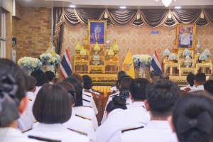 มรท. ร่วมพิธีเจริญพระพุทธมนต์และเจริญจิตภาวนา ถวายพระพรชัยมงคลแด่ พระบาทสมเด็จพระเจ้าอยู่หัว เนื่องในโอกาสมหามงคลเฉลิมพระชนมพรรษา 6 รอบ 28 กรกฎาคม 2567 และเนื่องในโอกาสวันคล้ายวันประสูติ สมเด็จพระเจ้าลูกยาเธอ เจ้าฟ้าทีปังกรรัศมีโชติ มหาวชิโรตตมางกูร สิริวิบูลยราชกุมาร