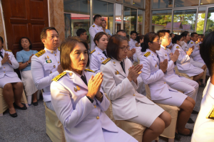 มรภ.เทพสตรี ร่วมพิธีเจริญพระพุทธมนต์และเจริญจิตภาวนา ถวายพระพรชัยมงคลแด่ พระบาทสมเด็จพระเจ้าอยู่หัว เนื่องในโอกาสมหามงคลเฉลิมพระชนมพรรษา 6 รอบ 28 กรกฎาคม 2567 และเนื่องในโอกาสวันคล้ายวันประสูติ สมเด็จพระเจ้าลูกยาเธอ เจ้าฟ้าทีปังกรรัศมีโชติ มหาวชิโรตตมางกูร สิริวิบูลยราชกุมาร