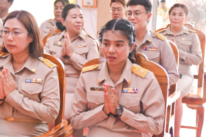 มรภ.เทพสตรี ร่วมพิธีลาสิกขาสามเณรที่เข้าร่วมโครงการบรรพชาสามเณรภาคฤดูร้อน เฉลิมพระเกียรติพระบาทสมเด็จพระเจ้าอยู่หัว เนื่องในโอกาสมหามงคลเฉลิมพระชนมพรรษา 6 รอบ 28 กรกฎาคม 2567