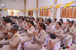 มรภ.เทพสตรี ร่วมพิธีลาสิกขาสามเณรที่เข้าร่วมโครงการบรรพชาสามเณรภาคฤดูร้อน เฉลิมพระเกียรติพระบาทสมเด็จพระเจ้าอยู่หัว เนื่องในโอกาสมหามงคลเฉลิมพระชนมพรรษา 6 รอบ 28 กรกฎาคม 2567