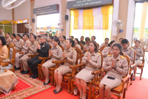 มรภ.เทพสตรี ร่วมพิธีลาสิกขาสามเณรที่เข้าร่วมโครงการบรรพชาสามเณรภาคฤดูร้อน เฉลิมพระเกียรติพระบาทสมเด็จพระเจ้าอยู่หัว เนื่องในโอกาสมหามงคลเฉลิมพระชนมพรรษา 6 รอบ 28 กรกฎาคม 2567