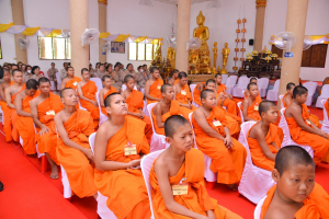 มรภ.เทพสตรี ร่วมพิธีลาสิกขาสามเณรที่เข้าร่วมโครงการบรรพชาสามเณรภาคฤดูร้อน เฉลิมพระเกียรติพระบาทสมเด็จพระเจ้าอยู่หัว เนื่องในโอกาสมหามงคลเฉลิมพระชนมพรรษา 6 รอบ 28 กรกฎาคม 2567