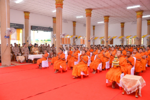 มรภ.เทพสตรี ร่วมพิธีลาสิกขาสามเณรที่เข้าร่วมโครงการบรรพชาสามเณรภาคฤดูร้อน เฉลิมพระเกียรติพระบาทสมเด็จพระเจ้าอยู่หัว เนื่องในโอกาสมหามงคลเฉลิมพระชนมพรรษา 6 รอบ 28 กรกฎาคม 2567
