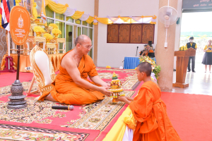มรภ.เทพสตรี ร่วมพิธีลาสิกขาสามเณรที่เข้าร่วมโครงการบรรพชาสามเณรภาคฤดูร้อน เฉลิมพระเกียรติพระบาทสมเด็จพระเจ้าอยู่หัว เนื่องในโอกาสมหามงคลเฉลิมพระชนมพรรษา 6 รอบ 28 กรกฎาคม 2567