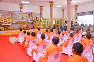 มรภ.เทพสตรี ร่วมพิธีลาสิกขาสามเณรที่เข้าร่วมโครงการบรรพชาสามเณรภาคฤดูร้อน เฉลิมพระเกียรติพระบาทสมเด็จพระเจ้าอยู่หัว เนื่องในโอกาสมหามงคลเฉลิมพระชนมพรรษา 6 รอบ 28 กรกฎาคม 2567