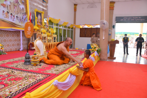 มรภ.เทพสตรี ร่วมพิธีลาสิกขาสามเณรที่เข้าร่วมโครงการบรรพชาสามเณรภาคฤดูร้อน เฉลิมพระเกียรติพระบาทสมเด็จพระเจ้าอยู่หัว เนื่องในโอกาสมหามงคลเฉลิมพระชนมพรรษา 6 รอบ 28 กรกฎาคม 2567
