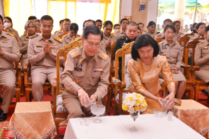 มรภ.เทพสตรี ร่วมพิธีลาสิกขาสามเณรที่เข้าร่วมโครงการบรรพชาสามเณรภาคฤดูร้อน เฉลิมพระเกียรติพระบาทสมเด็จพระเจ้าอยู่หัว เนื่องในโอกาสมหามงคลเฉลิมพระชนมพรรษา 6 รอบ 28 กรกฎาคม 2567