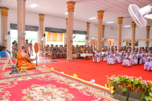 มรภ.เทพสตรี ร่วมพิธีลาสิกขาสามเณรที่เข้าร่วมโครงการบรรพชาสามเณรภาคฤดูร้อน เฉลิมพระเกียรติพระบาทสมเด็จพระเจ้าอยู่หัว เนื่องในโอกาสมหามงคลเฉลิมพระชนมพรรษา 6 รอบ 28 กรกฎาคม 2567